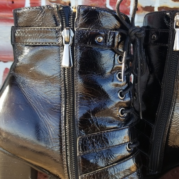 Linea Paolo black ankle booties size 7 - Picture 6 of 8